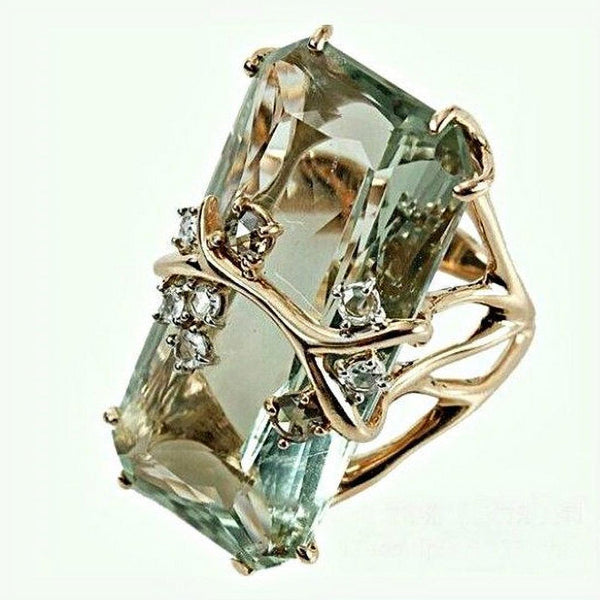 Women'S Dark Blue Diamond Cool Ring