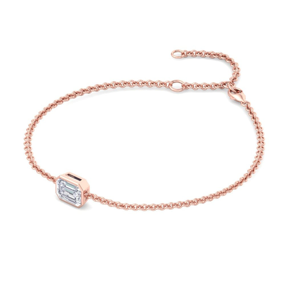 Tokyo - Emerald Cut Diamond Bracelet