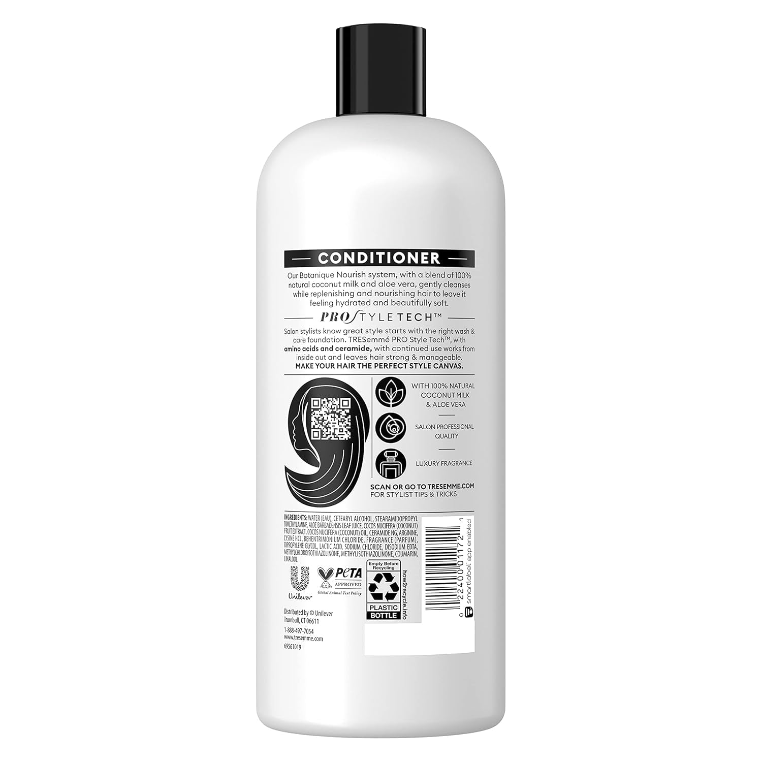 Conditioner Botanique Nourish 4 Pack with 100% Natural Coconut Milk and Aloe Vera 28 Fl Oz