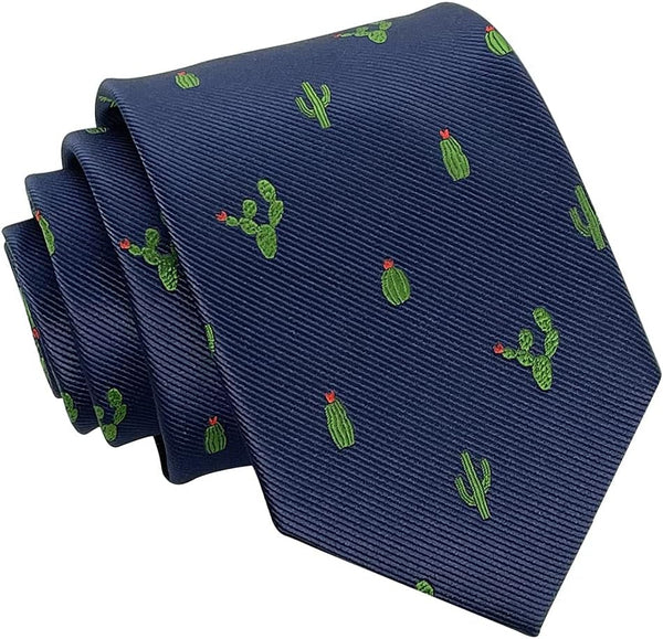 Mens Microfiber Polyester Necktie Pattern Tie for Men