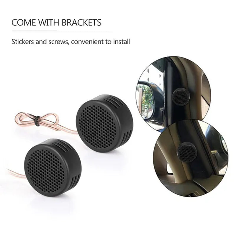 Durable Mini Car Motocycle 12V Dome Audio Music Stereo Built-In Crossover High Tweeter Speaker