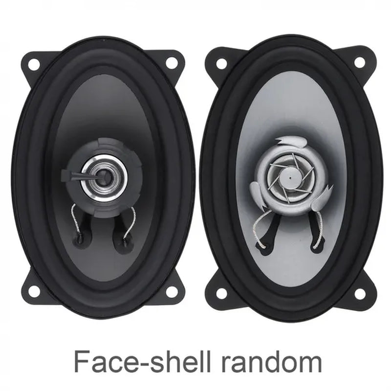 2Pcs 4 X 6 Inch Car Coaxial Speaker Hifi Audio Full Range Frequency Loudspeaker 2 Way 150W