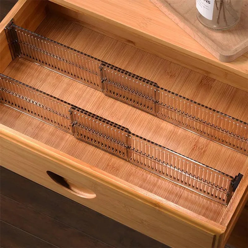 2PC Retractable Drawer Divider Holder Socks Underwear Partition Drawer Organizer Storage Clapboard Bedroom Kitchen Accessories