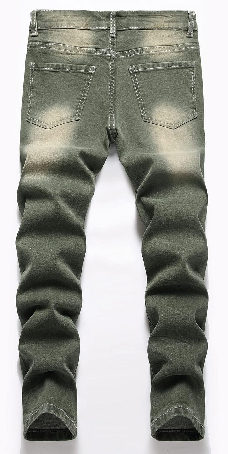 Boy'S Skinny Fit Ripped Destroyed Distressed Stretch Slim Jeans Pants