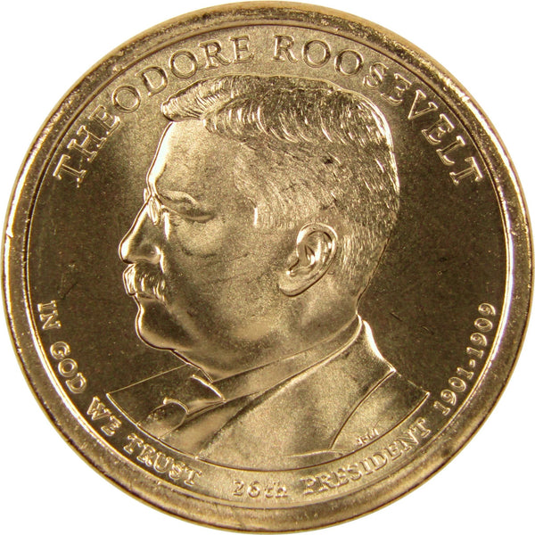 2013 P Theodore Roosevelt Presidential Dollar BU Uncirculated $1 Coin Master Coins