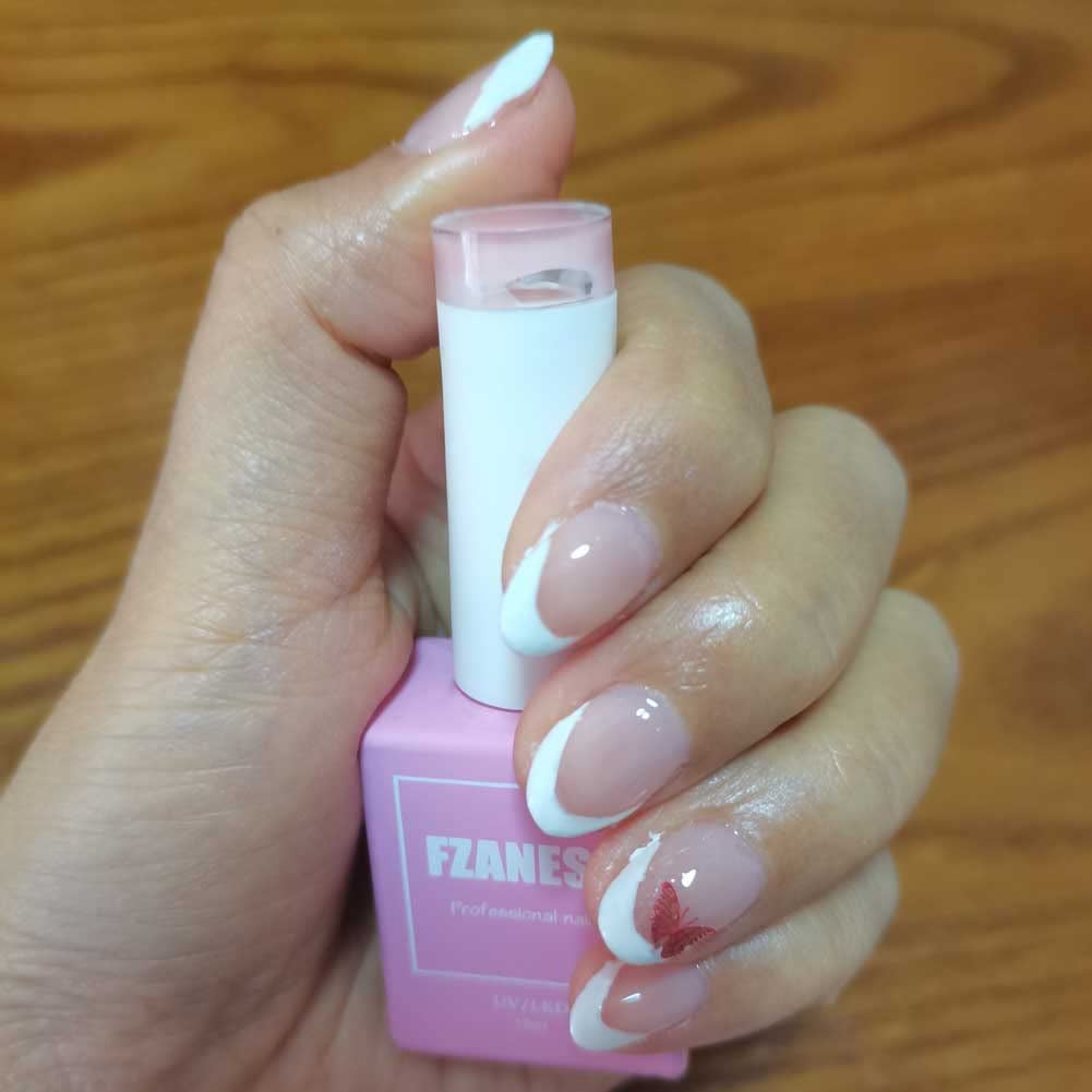 Nude Gel Nail Polish LED UV Jelly Milky Transparent Sheer Natural Color Gel Polish French Manicure Nail Art (Soft Clear Pink) #13