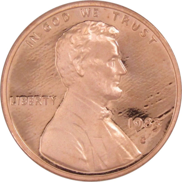 1983 S Lincoln Memorial Cent Choice Proof Penny Coin Collectible Master Coins