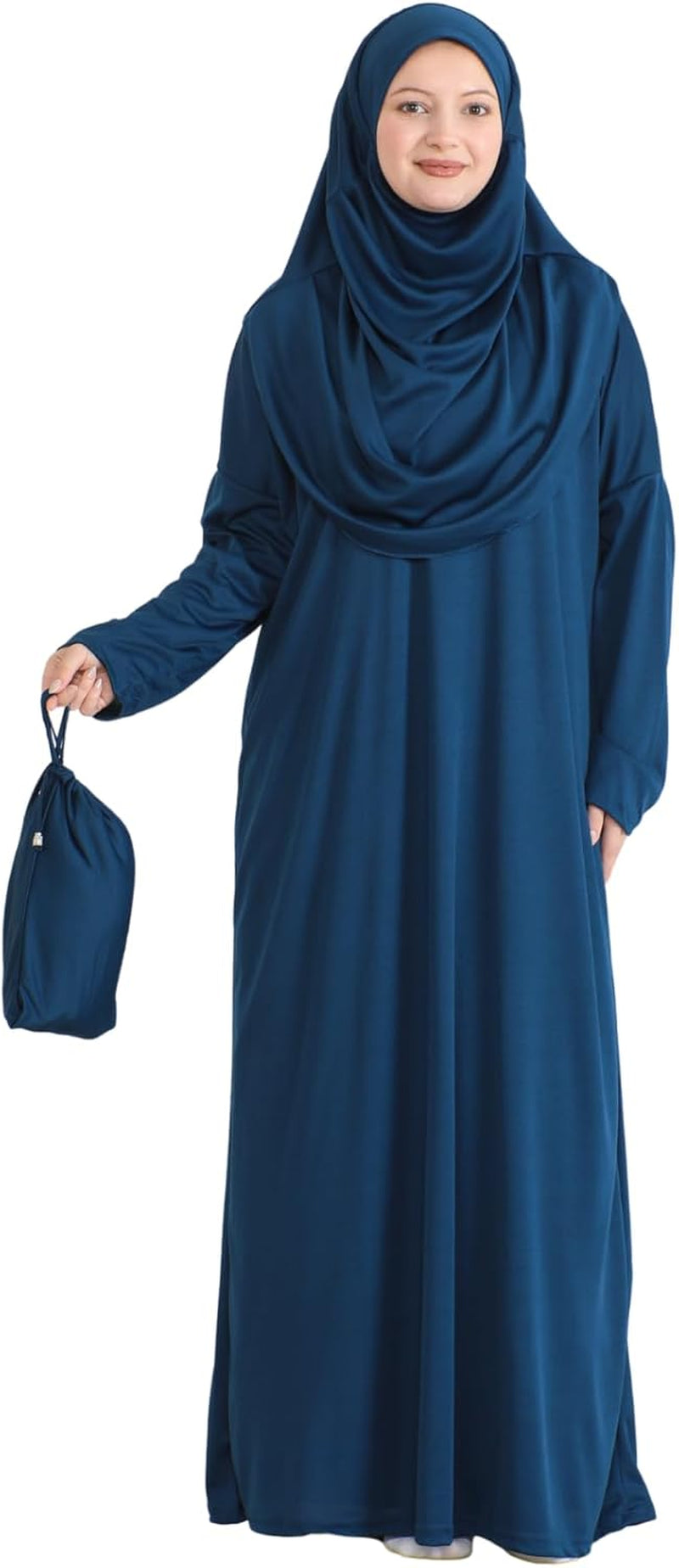 Muslim Dress for Women with Hijab, Abaya, Instant Prayer Clothes Set, Islamic Wear, Dubai Kaftan Jilbab Burqa