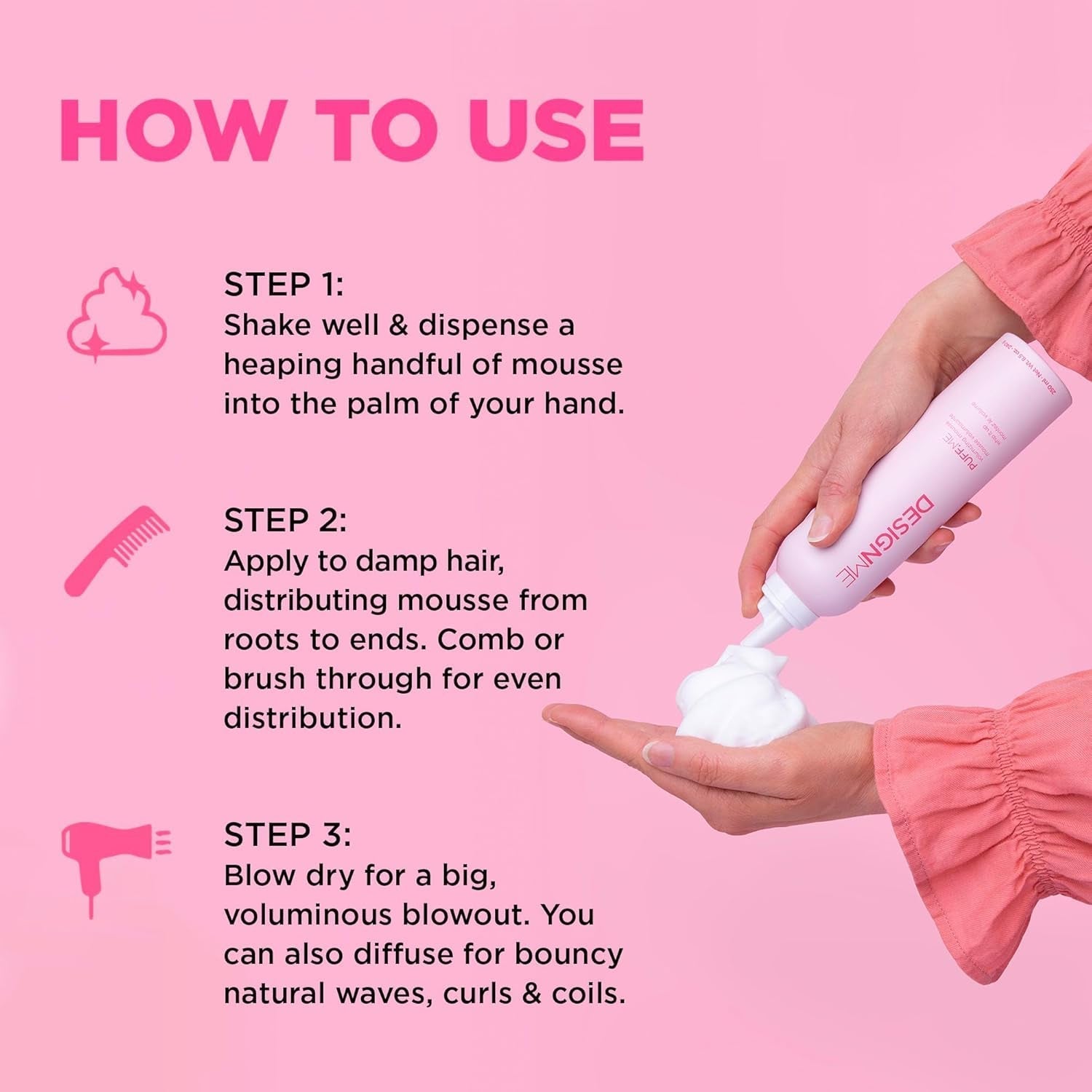 Paraben & Sulfate-Free Hair Volumizer for Fine Hair with Vitamin B5 & E, 250Ml