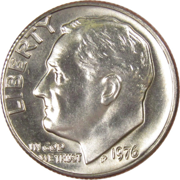 1976 Roosevelt Dime BU Uncirculated Mint State 10C US Coin Collectible Master Coins