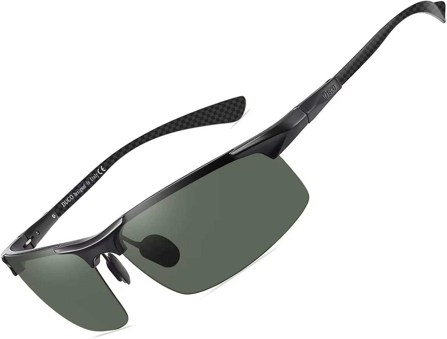 Men'S Sports Polarized Driving Carbon Fiber Sunglasses for Men UV400 Protection DC8277