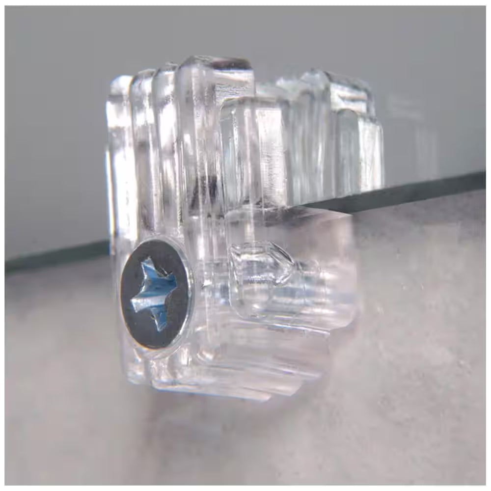 1/8 In. Plastic Mirror Clip (8-Pack)