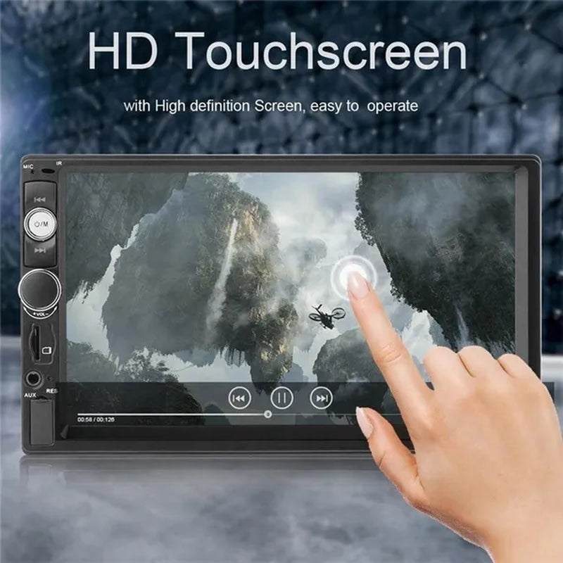 7" 2 Din Car Multimedia Player Audio Stereo Radio HD MP5 Touch Screen Mirror Link Bluetooth USB FM Autoradio