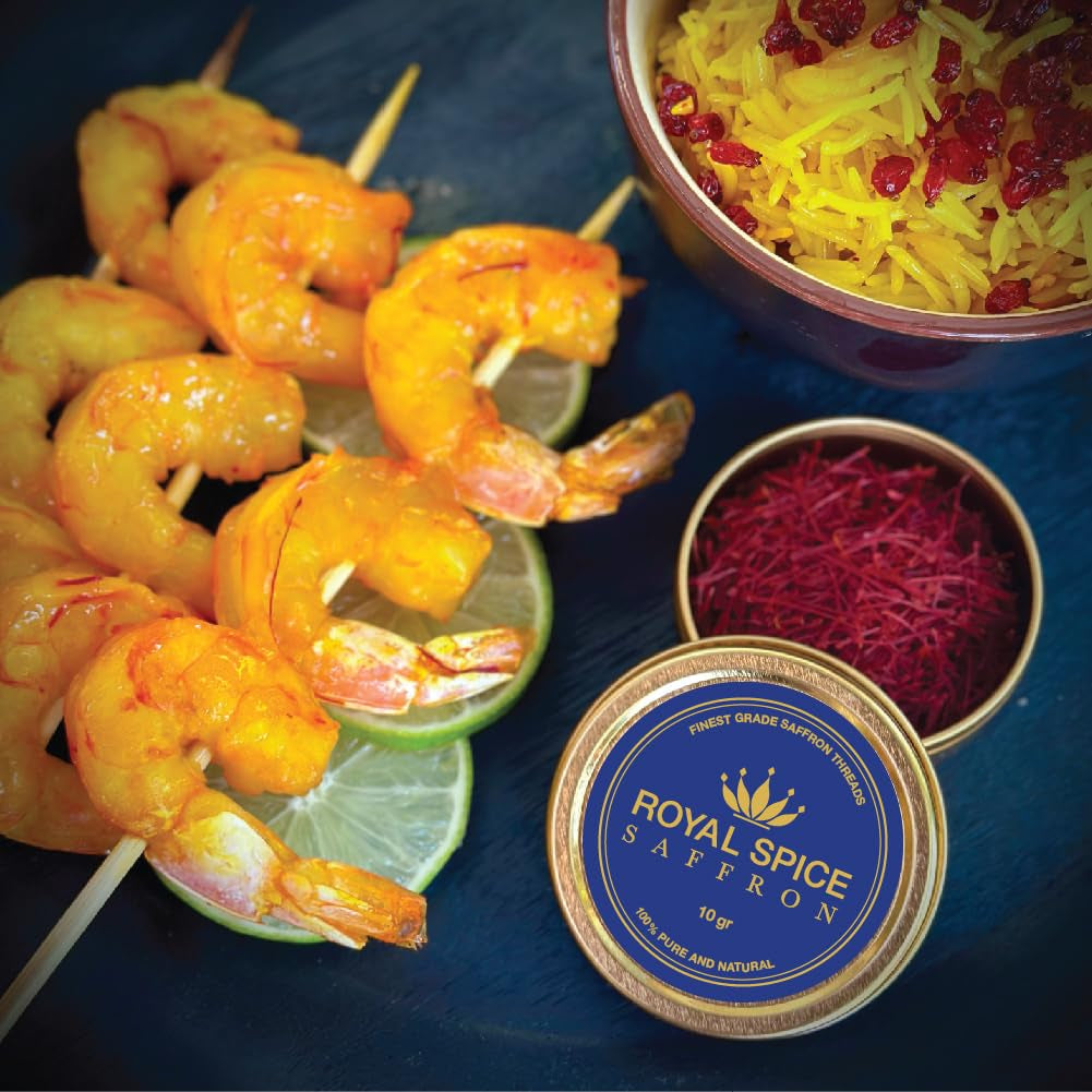 Saffron, Finest Pure Premium Saffron Threads. for Rice, Tea, Paella, Desserts, and All Culinary Delights.