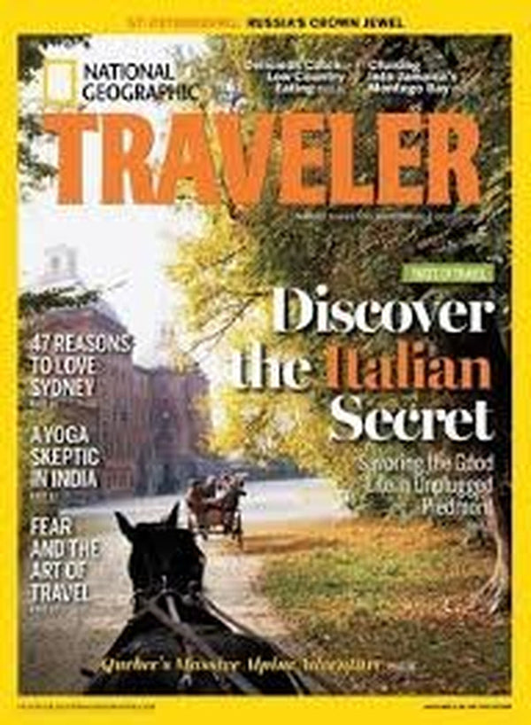 National Geographic Traveler Magazine October 2012 - Discover the Italian Secret - St. Petersburg: Russia'S Crown Jewel