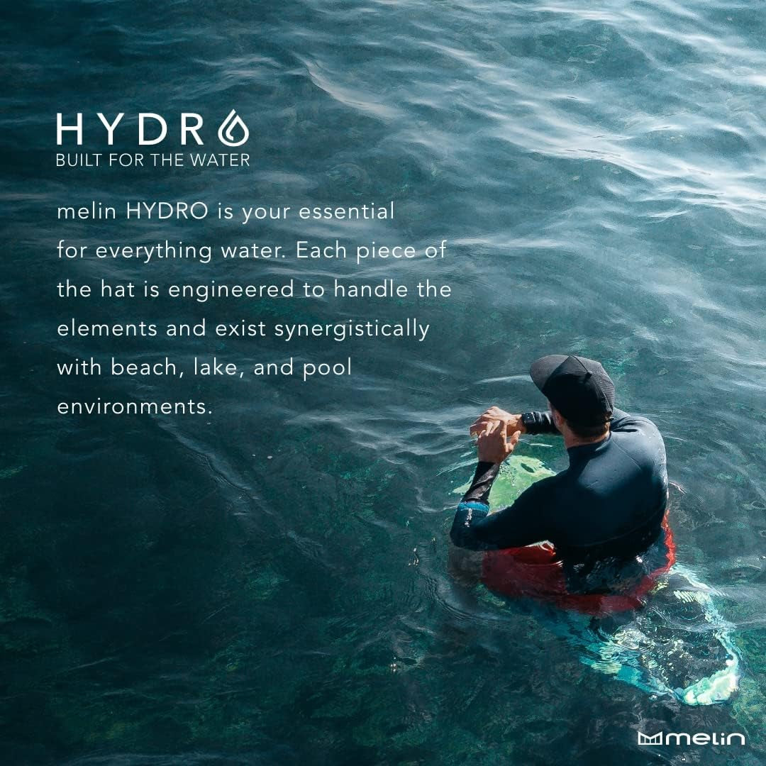 Trenches Icon Hydro, Performance Snapback Hat, Water-Resistant Flat Bill Caps for Men & Women, Golf, Running or Workout