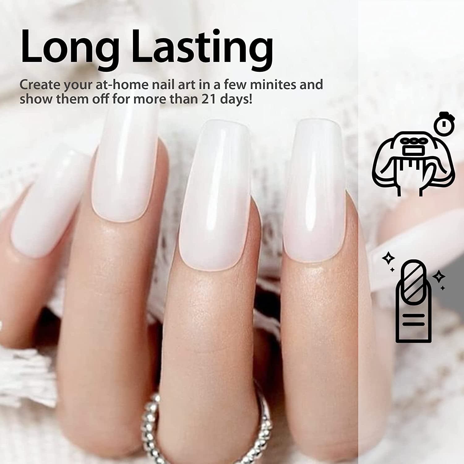 Gel Polish Set 4PCS Jelly Milky White Gel 0.5Oz Translucent Sheer Pink Nude Gel Ultimate Monochrome Collection Soak off U V Gel Nail Polish Salon DIY Gel Nail Kit High Capacity Gift