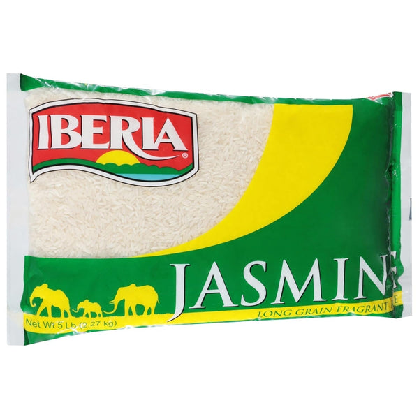Jasmine Rice, 5 Lbs. Long Grain Naturally Fragrant Enriched Jasmine Rice