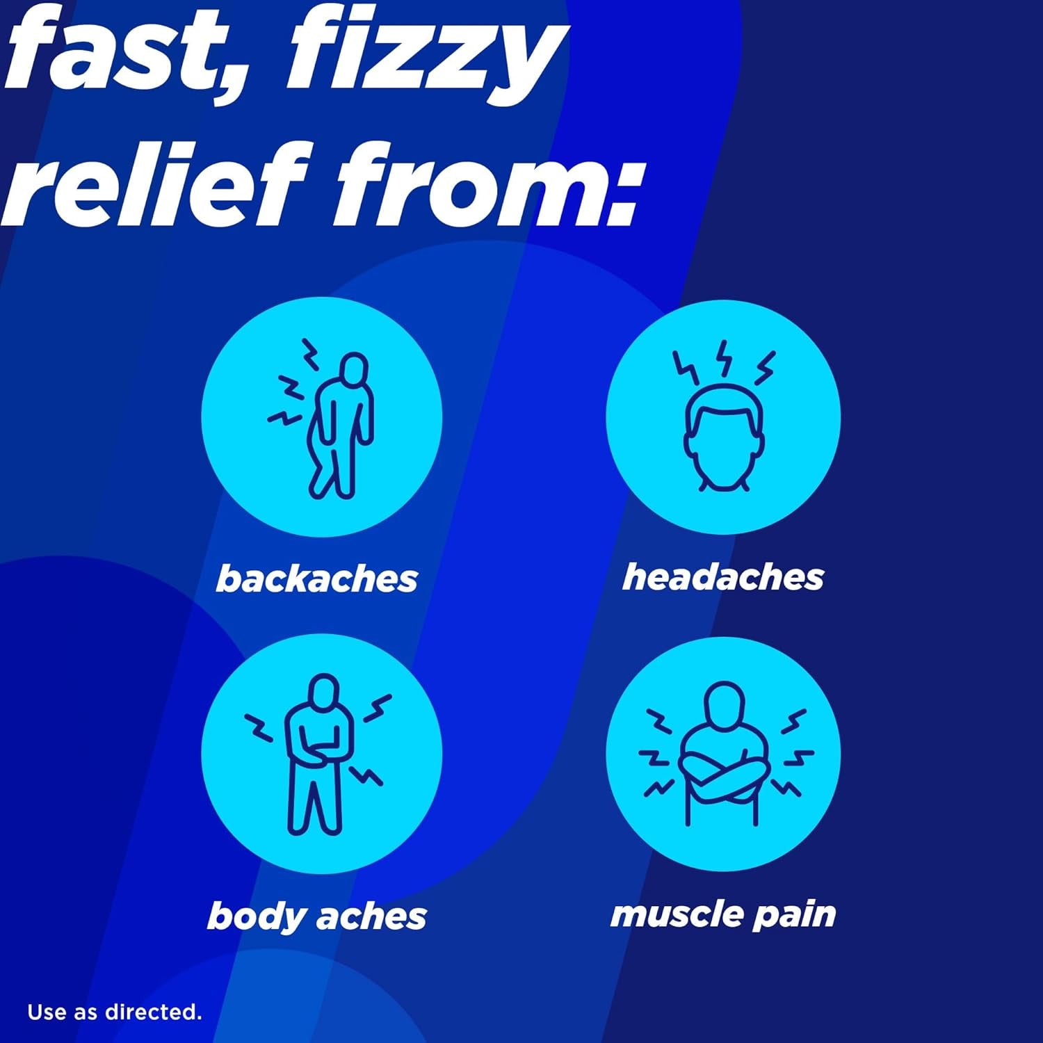 Original Effervescent Tablets, Fast Relief of Headache, Muscle Aches, and Body Aches, 144 Count (72 X 2)