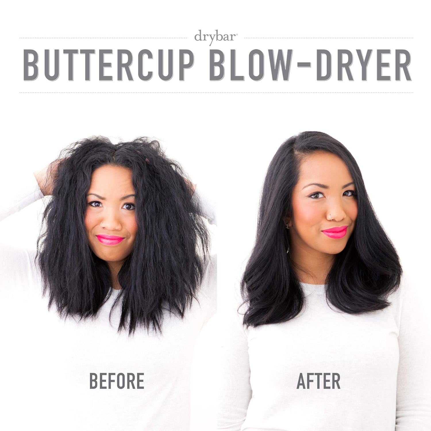 Fast, Even Drying Hair Dryer with Ionic Technology for Smooth, Shiny Blowouts & Reduced Frizz