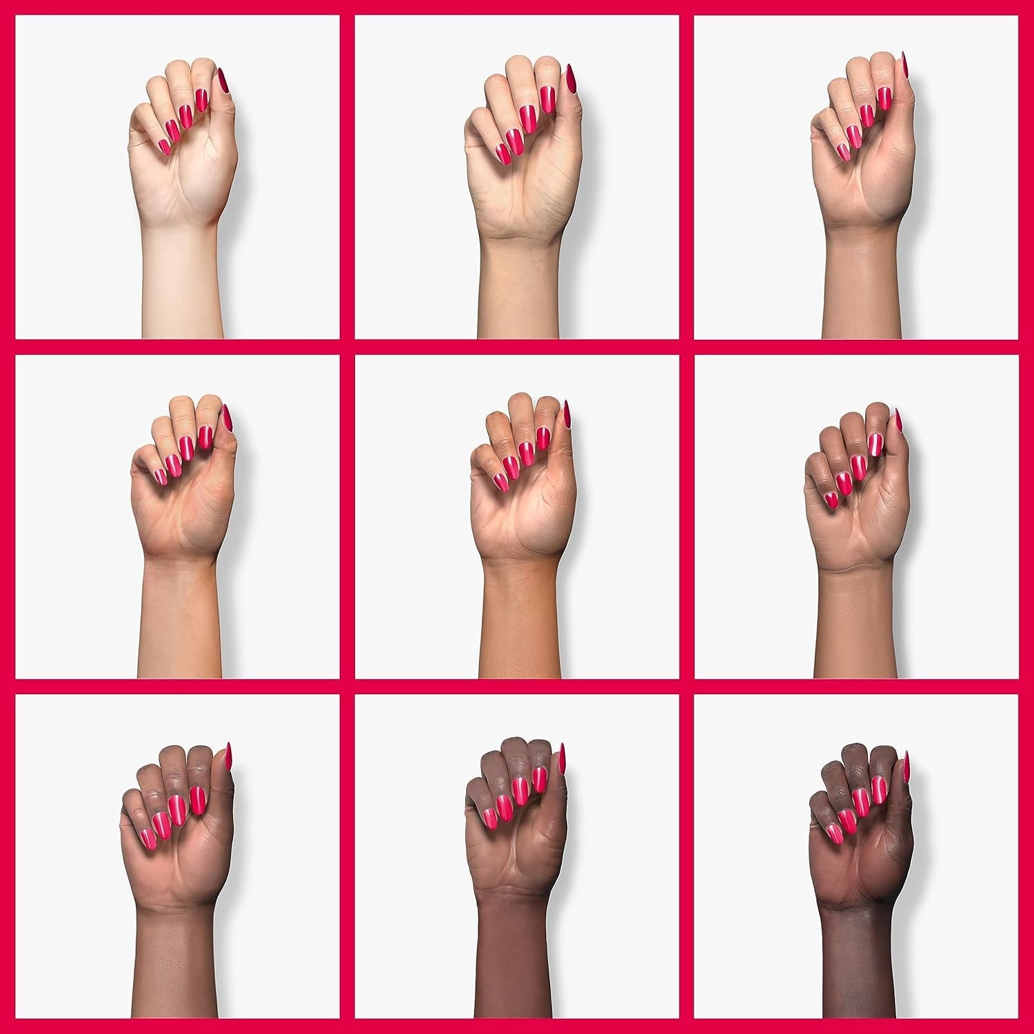 Salon-Quality Nail Polish, 8-Free Vegan, Fuchsia Pink, Watermelon, 0.46 Fl Oz
