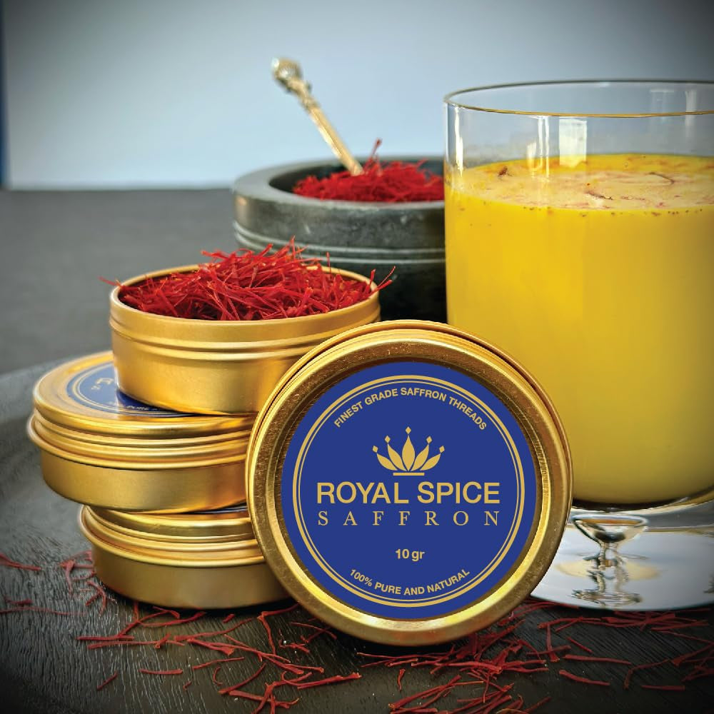 Saffron, Finest Pure Premium Saffron Threads. for Rice, Tea, Paella, Desserts, and All Culinary Delights.