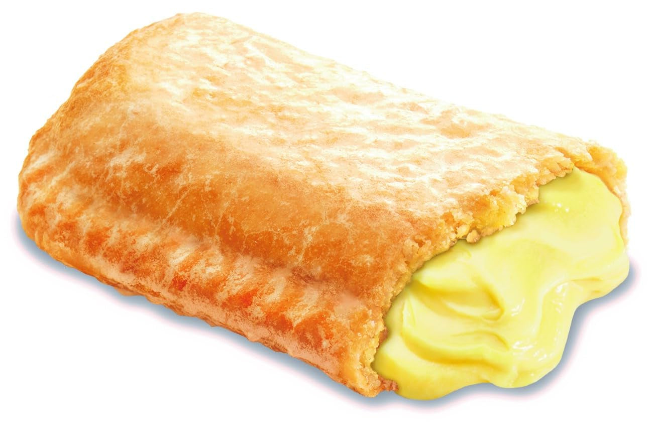 Cream Pie Variety Pack Individually Wrapped on the Go Pastry Handheld Snack Pies (Pack of 6)