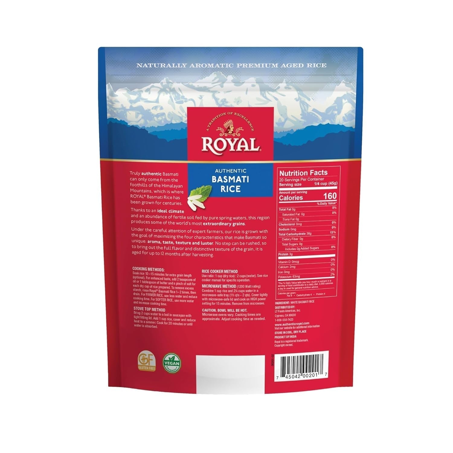 White Basmati Rice, 32 Oz