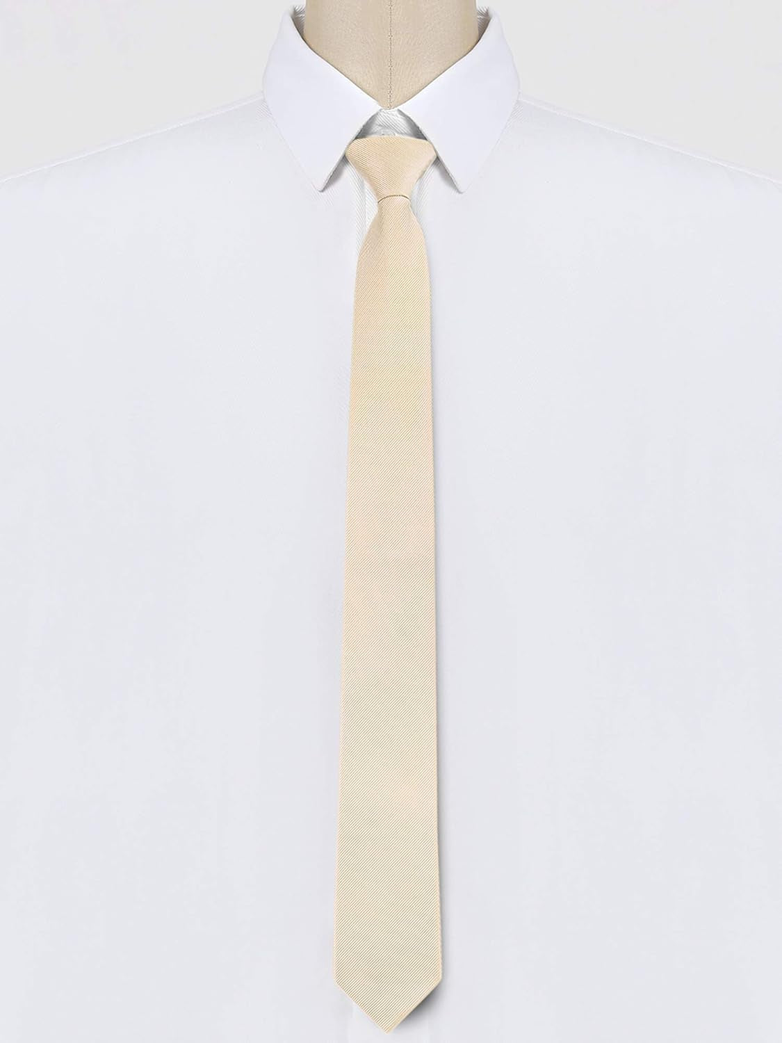 Men'S Skinny Pretied Solid Color Zipper Ties Neck Adjustable Strap Wedding Groom Tie
