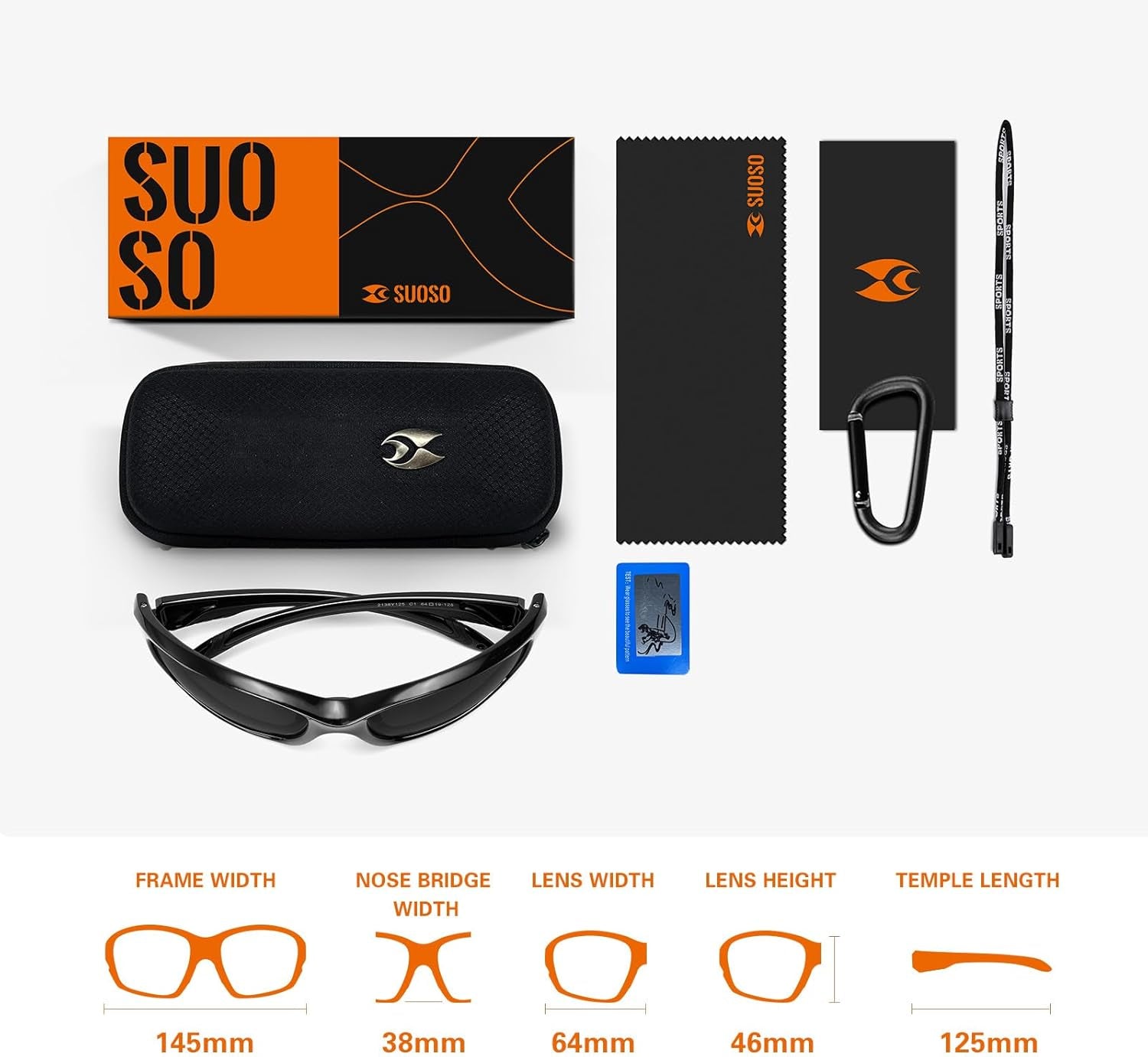 Sports Polarized Sunglasses for Men: Womens UV400 Protection Sun Glasses Wrap around Goggles for Fishing Driving TR90