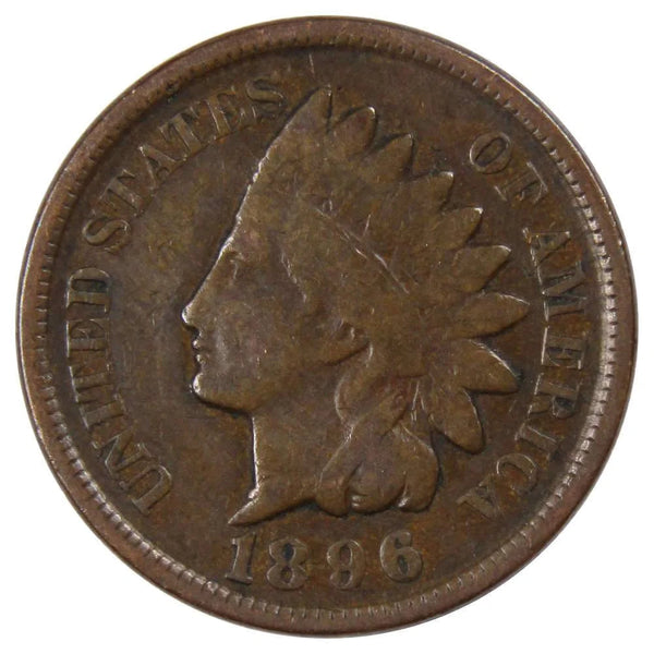 1896 Indian Head Cent Bronze Penny 1C Coin Collectible Master Coins