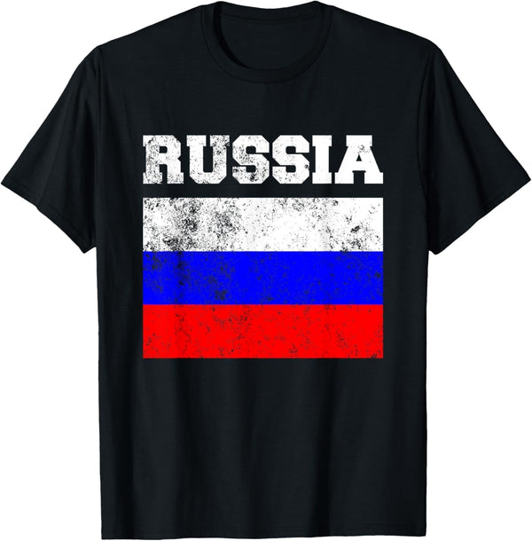 Russia Flag Russian Flag T-Shirt