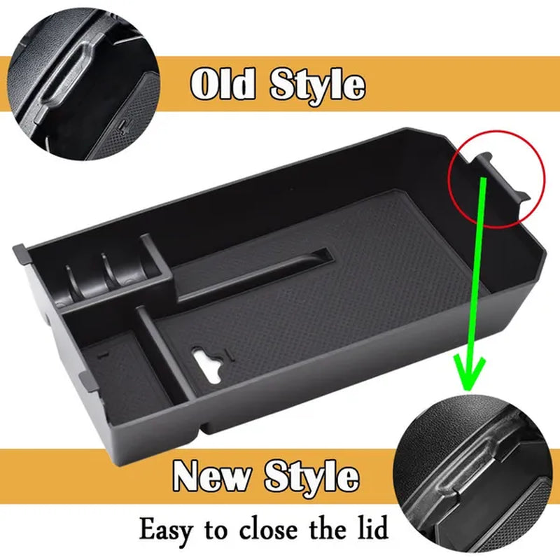 Xukey® Armrest Secondary Storage Box Center Console Glove Tray Center Console Organizer Insert Tray Car Accessories for Mercedes Benz C GLC Class W205 C180 C200 C260 C300 GLC200 GLC260 GLC300
