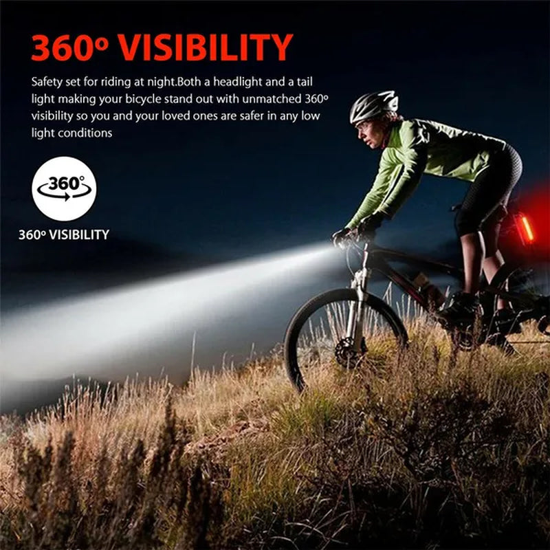 Newest Bike Light USB Rechargeable 300 Lumens Bicycle Lamp Front Headlight Flashlight Bicycle Light Bicycle Accessories