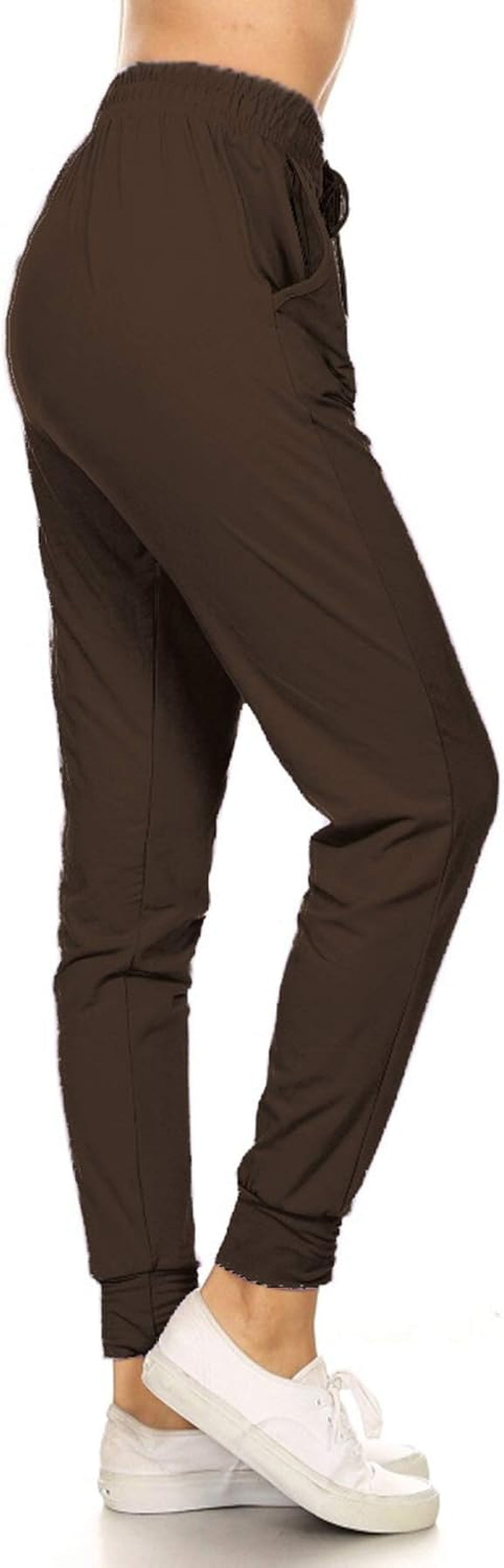 Women'S Relaxed-Fit Jogger Track Cuff Sweatpants with Pockets for Yoga, Workout