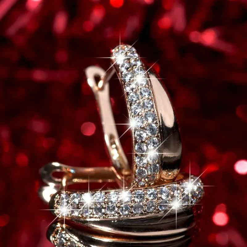 Exquisite Fashion   Diamond Stainless Steel Earrings European and American Women Earrings Health Care Weight Loss Earrings 100% Surprise  Chakra Burning Fat Yoga Energy Slimming Diamond Earrings Jewelry