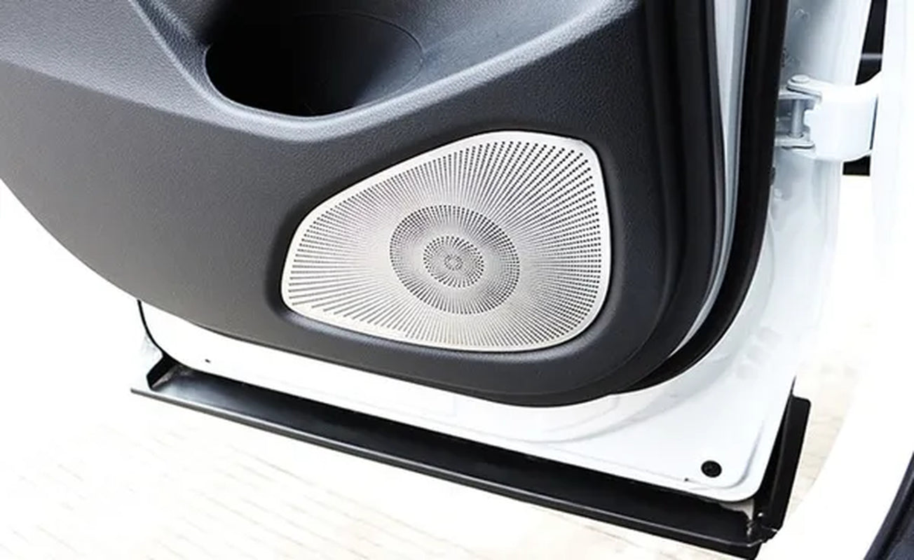 High Grade Car Audio Speaker Decor for Mitsubishi Eclipse Cross 2017 2018 2019 Car Side Door Loudspeaker Trims Cover Car Styling Accssories