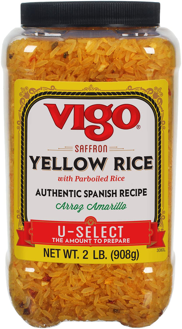 Authentic Saffron Yellow Rice, Low Fat, 2Lb (Pack of 1)