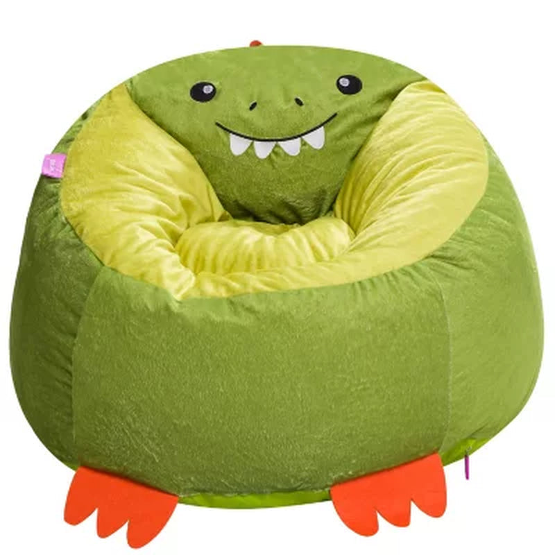 Posh Creations Dinosaur Bean Bag Chair for Kids