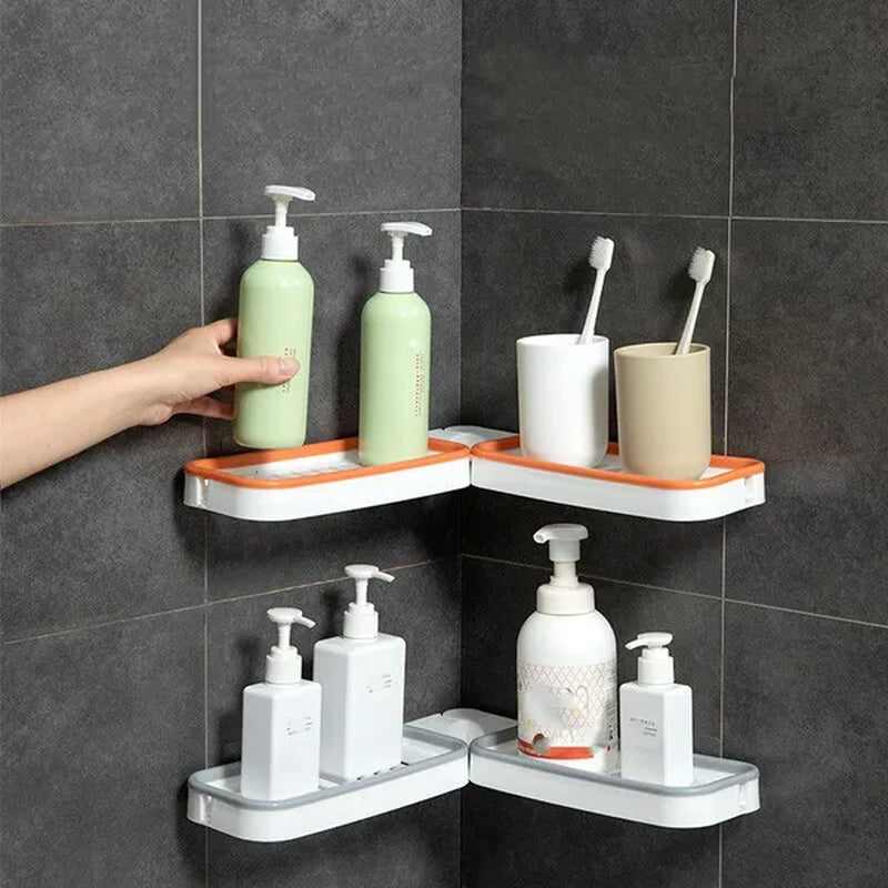 Unique Bathroom Container Shelf Shower Room Body Wash Toilets Shower Gel Holder Wall Mount Storage Rack Kitchen Organizer Shelf
