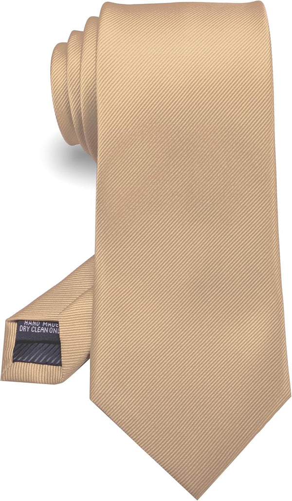 Solid Color Tie Formal Necktie for Men