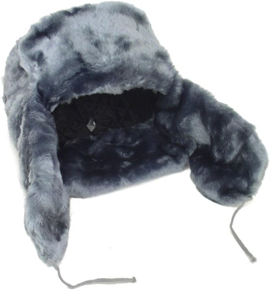 Russian Winter Hat *Shapka-Ushanka*Gray*Size L