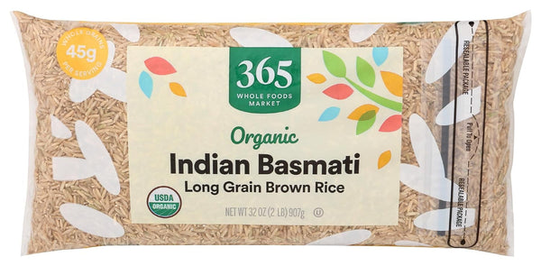 , Rice Indian Basmati Brown Organic, 32 Ounce
