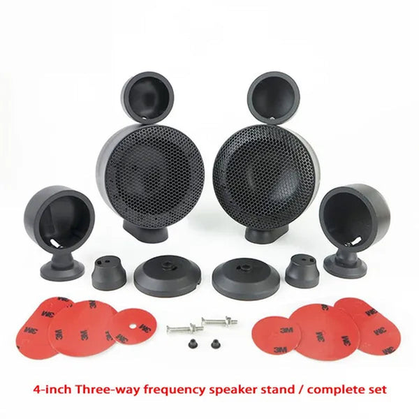 4" Car Audio Modified Three-Way Tweeter Speaker Bracket A-Pillar Speaker Boxes