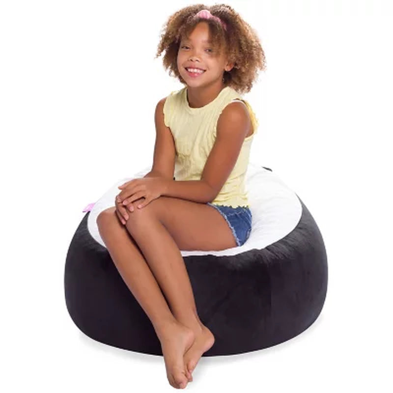 Posh Creations Panda Bean Bag Chair for Kids