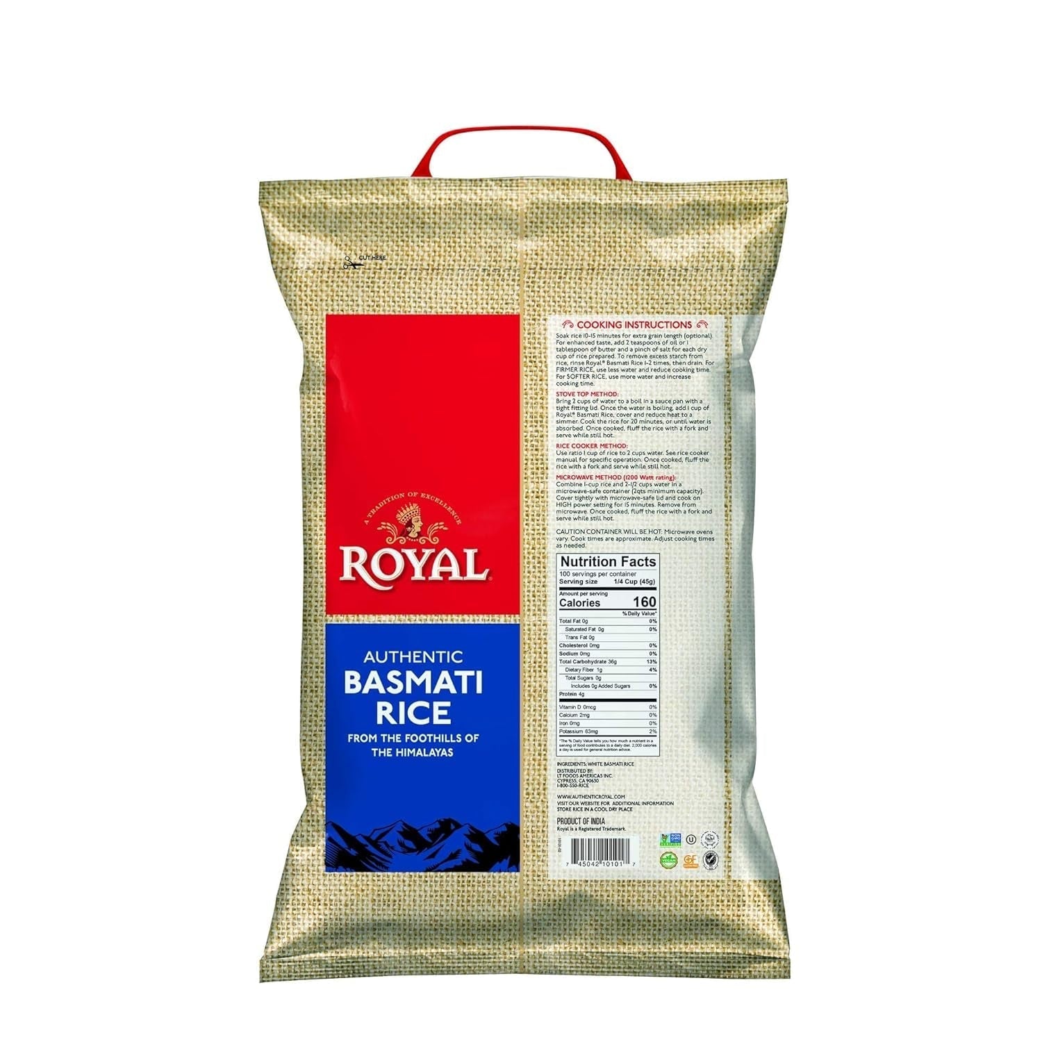 White Basmati Rice, 10Lb