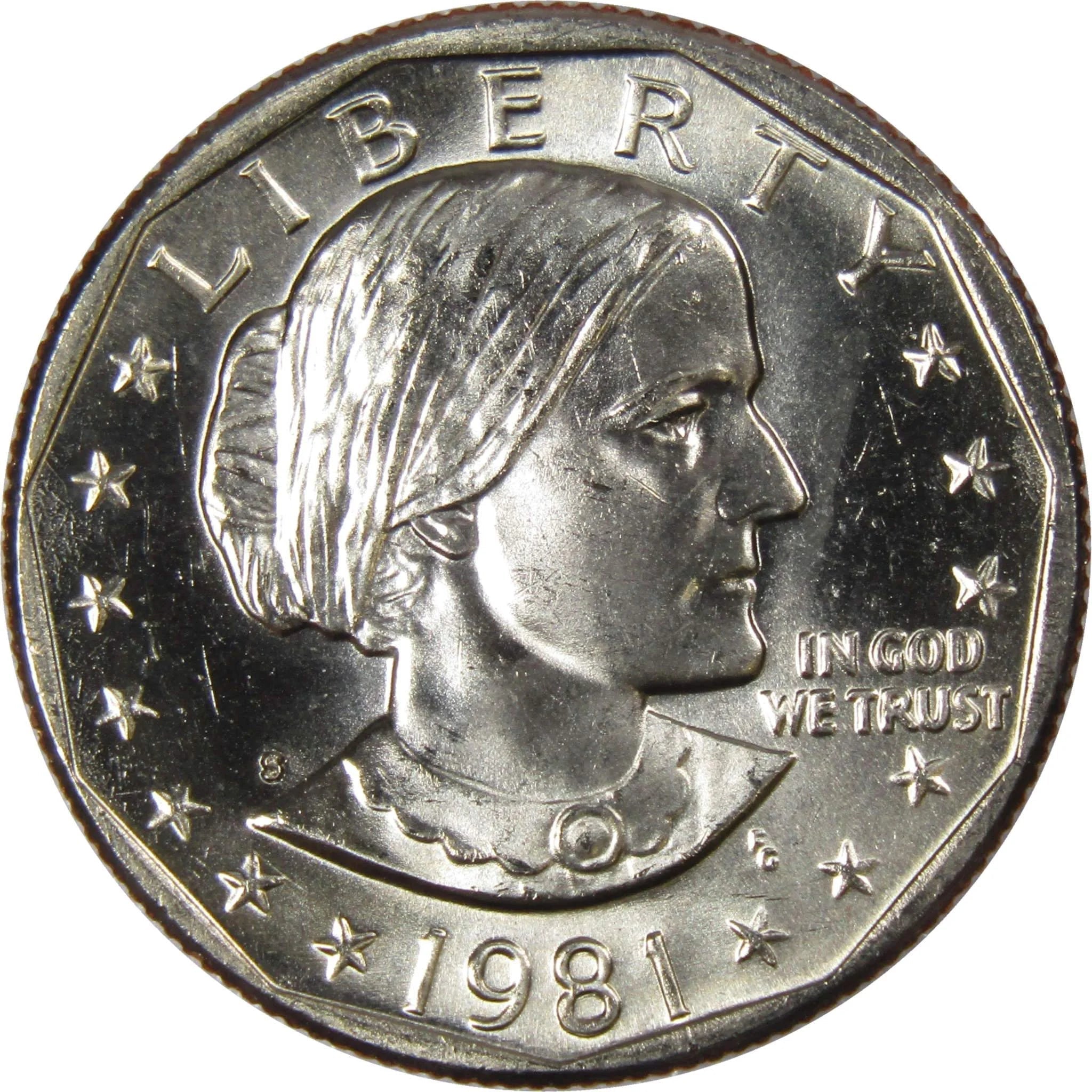 1981 S Susan B Anthony Dollar BU Uncirculated Mint State SBA $1 US Coin Master Coins