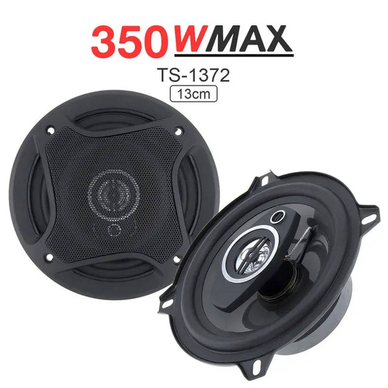 2Pcs 5 Inch 350W Car Coaxial Auto Audio Music Stereo Full Range Frequency Hifi Speakers Non-Destructive Installation