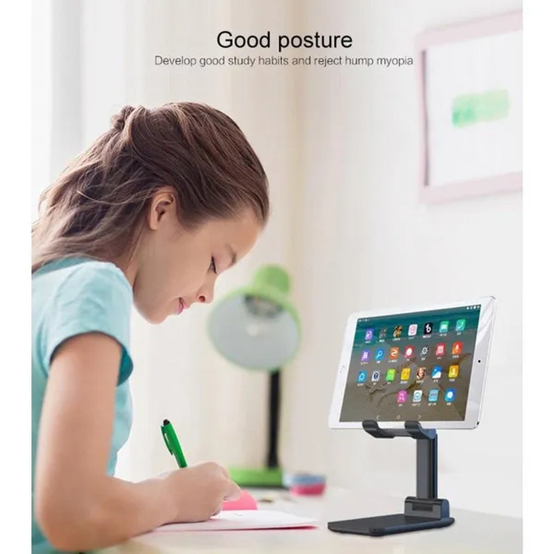 High Quality Metal Desktop Tablet Holder Table Cell Foldable Extend Support Desk Mobile Adjustable Phone Holder Stand