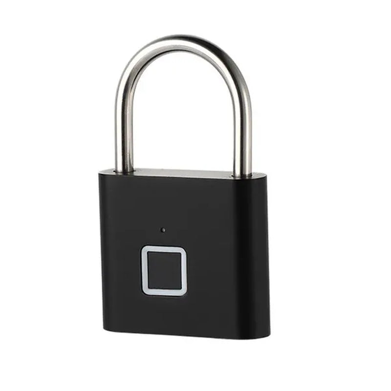 Fingerprint Padlock Smart Keyless USB Rechargeable Door Lock IP56 Waterproof USB Rechargeable-2/1PCS